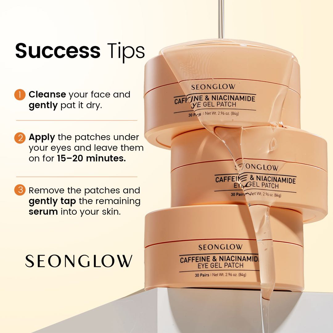 SEONGLOW Caffeine & Niacinamide Eye Gel Patch 30Pairs