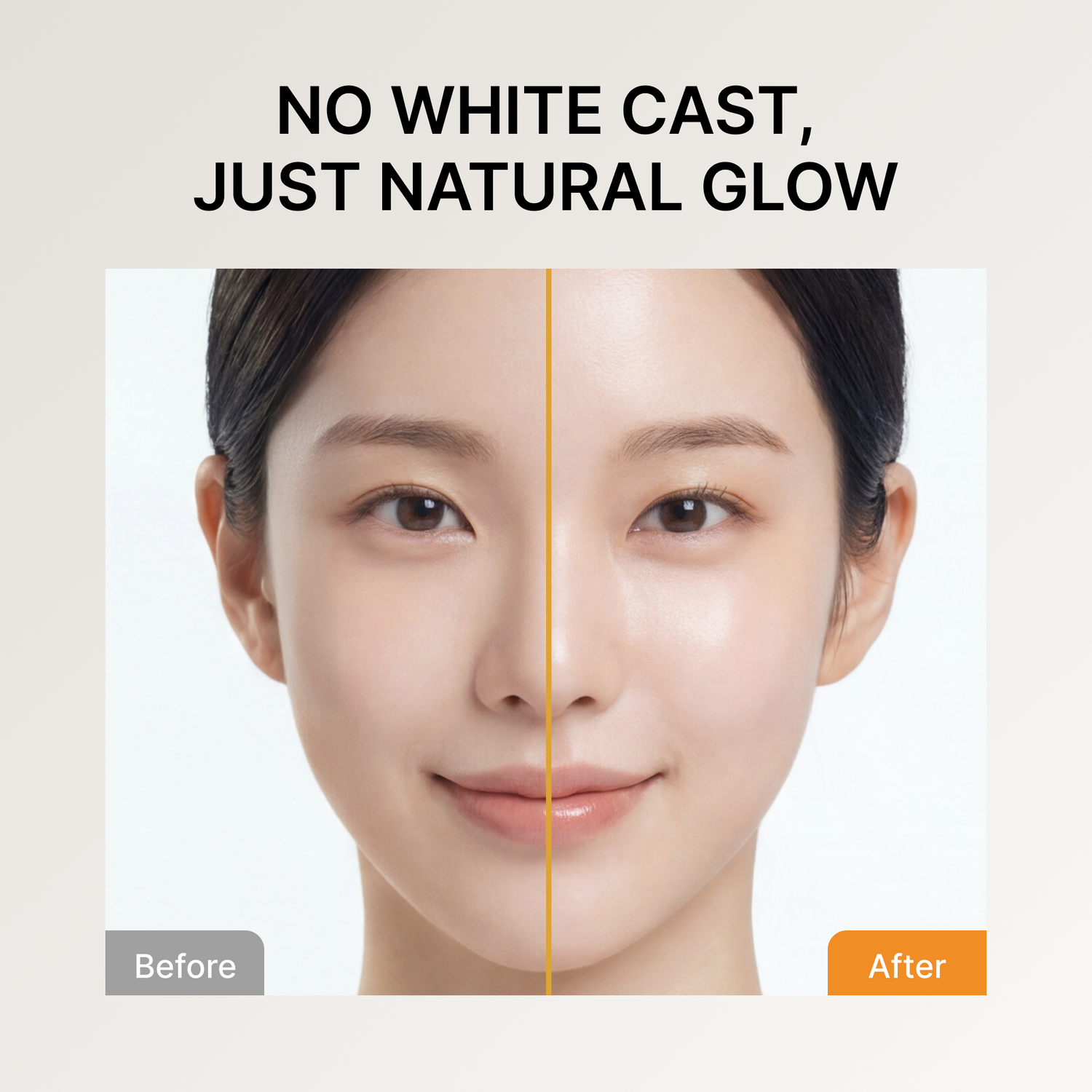 Sunscreen for Face SPF 50: Korean Daily Facial Moisturizer Sun Protector with Centella Heartleaf &amp; Vitamin E - Lightweight Formula No White Cast &amp; Water Resitant 0.68 OZ/ 20mL