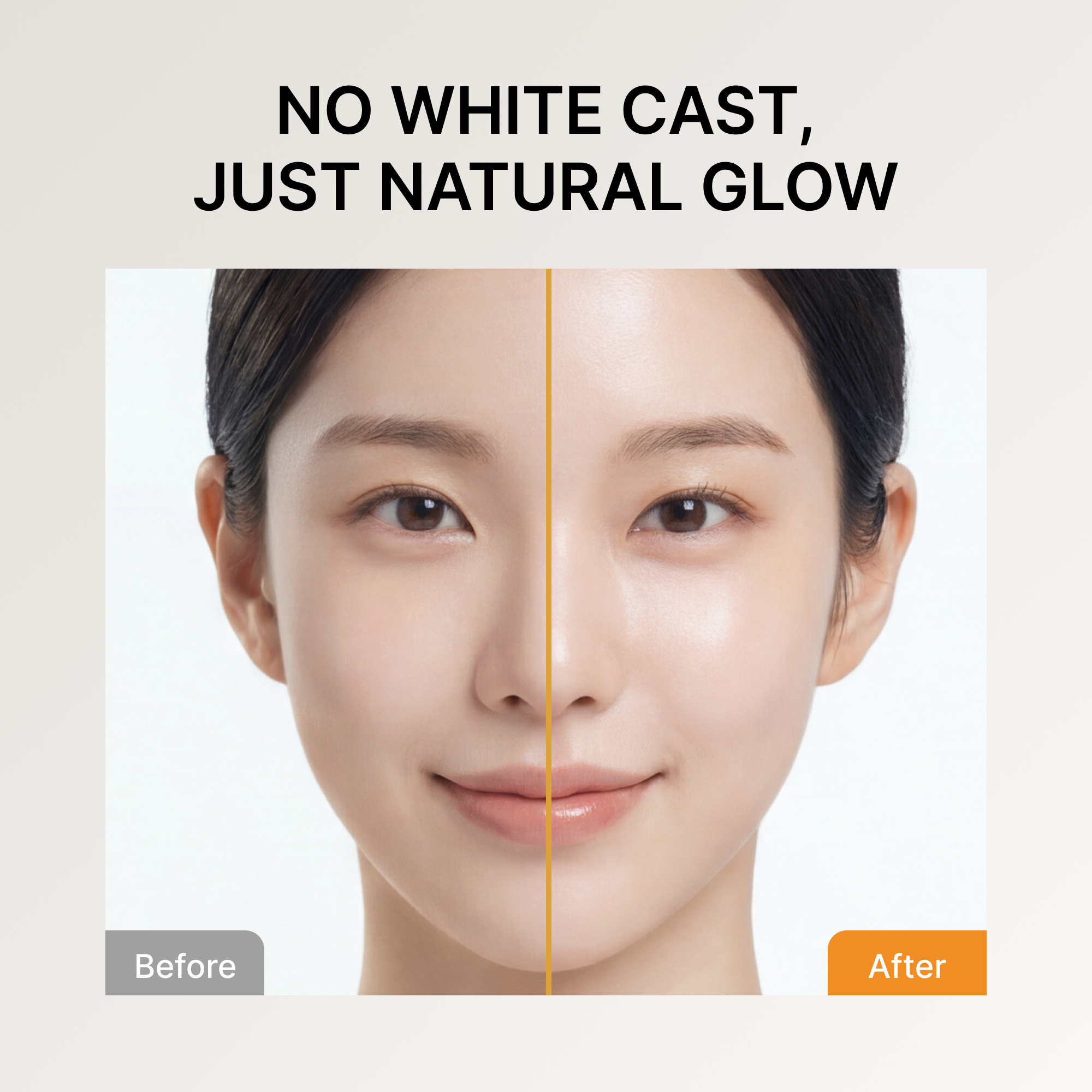 Sunscreen for Face SPF 50: Korean Daily Facial Moisturizer Sun Protector with Centella Heartleaf &amp; Vitamin E - Lightweight Formula No White Cast &amp; Water Resitant 0.68 OZ/ 20mL